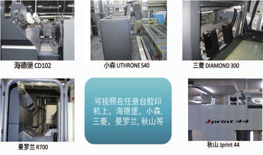 Máquina en línea del control de calidad de la impresión con el sistema que aplana que sopla avanzado