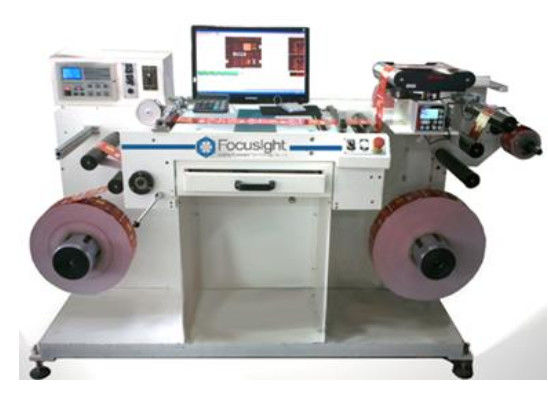 1,6 toneladas de la etiqueta de máquina de la inspección, imprimiendo la máquina 2600mm×1100mm×1700m m de la inspección