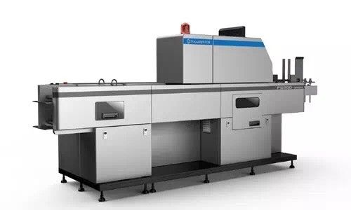 La máquina de impresión automática de la inspección para la ropa marca el sistema del control de calidad con etiqueta con la velocidad 150m/min